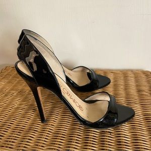 Courtney Crawford Sling Back Patent Leather Heels
